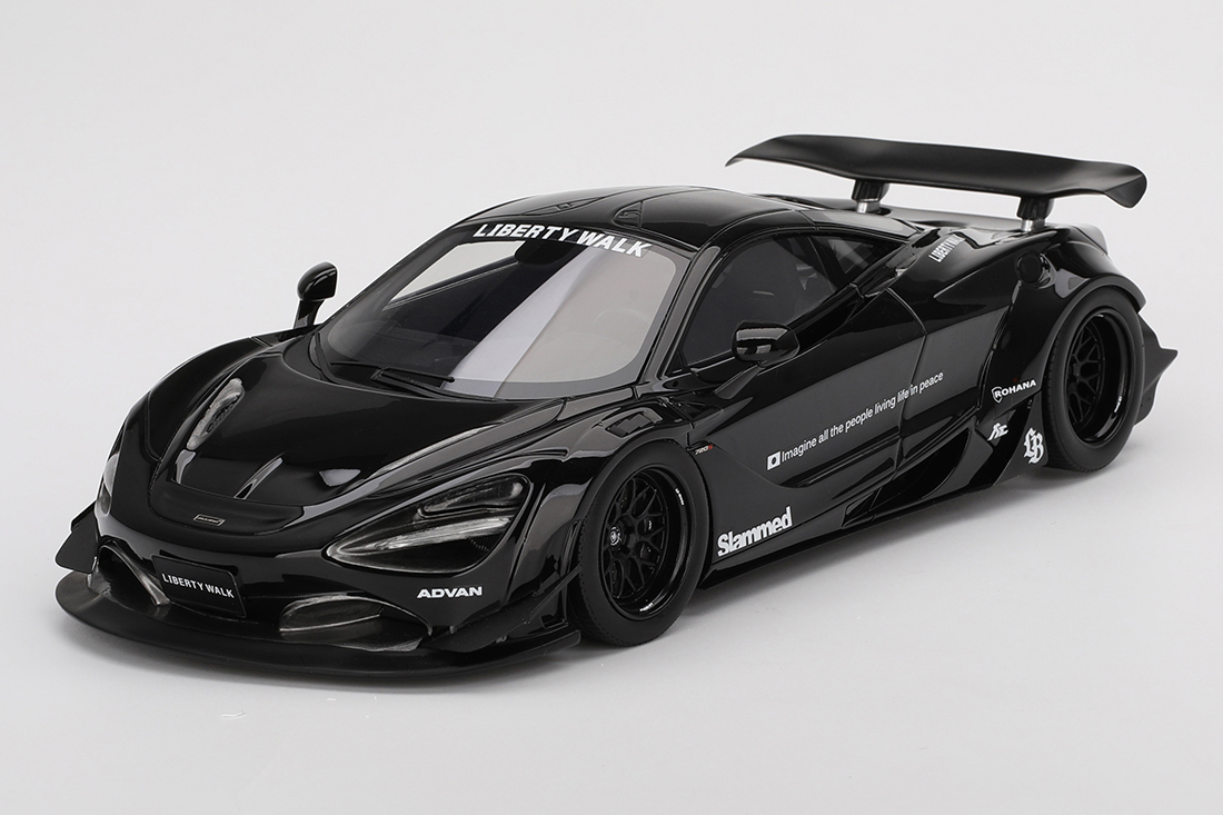 Top Speed 1/18 マクラーレン 720S LB★Works ブラック TAS 2024