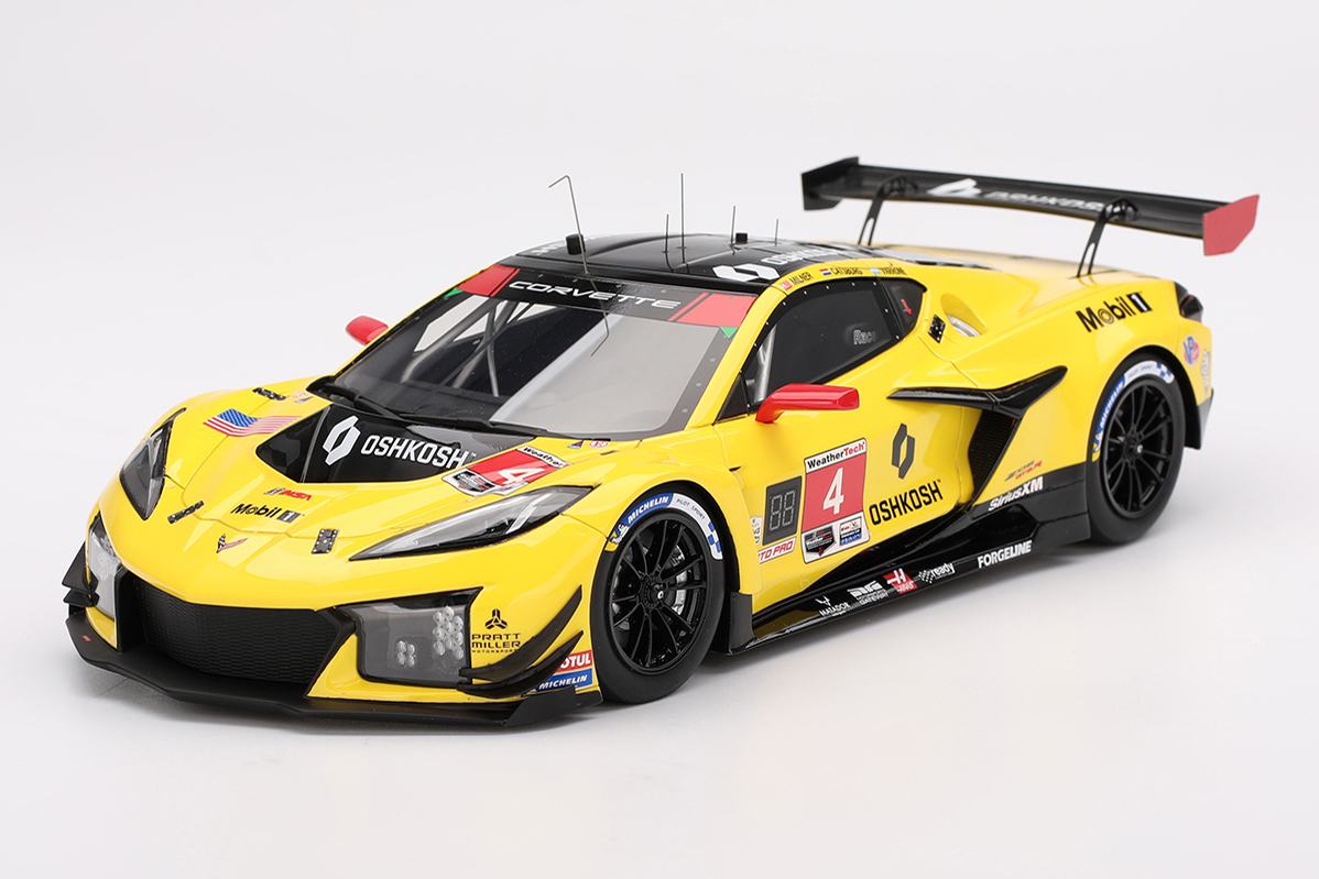 Top Speed 1/18 シボレー コルベット Z06 GT3.R IMSA デイトナ24時間 2025 #4 Corvette Racing by Pratt Miller Motorsports 