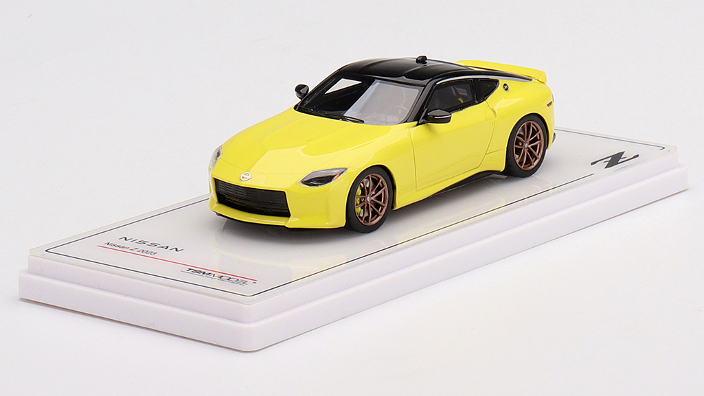 TSM MODEL 1/43 Nissan Z プロトスペック 2023 イカズチイエロー(左ハンドル)
