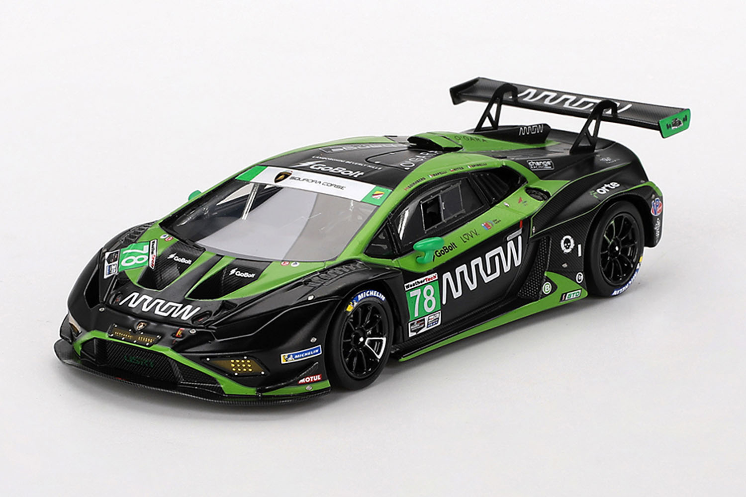 TSM MODEL 1/43 ランボルギーニ ウラカン GT3 EVO2 IMSA デイトナ24時間 2023 #78 Forte Racing