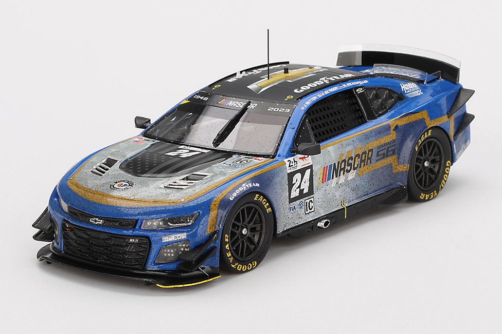 TSM MODEL 1/43 NASCAR Next Gen ガレージ56 シボレー カマロ ZL1 ル・マン24時間 2023 #24 Hendrick Motorsports ウェザリング塗装