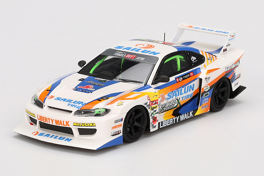 TSM MODEL 1/43 Nissan シルビア(S15) LB-Super Silhouette #555 2023 Formula Drift Japan