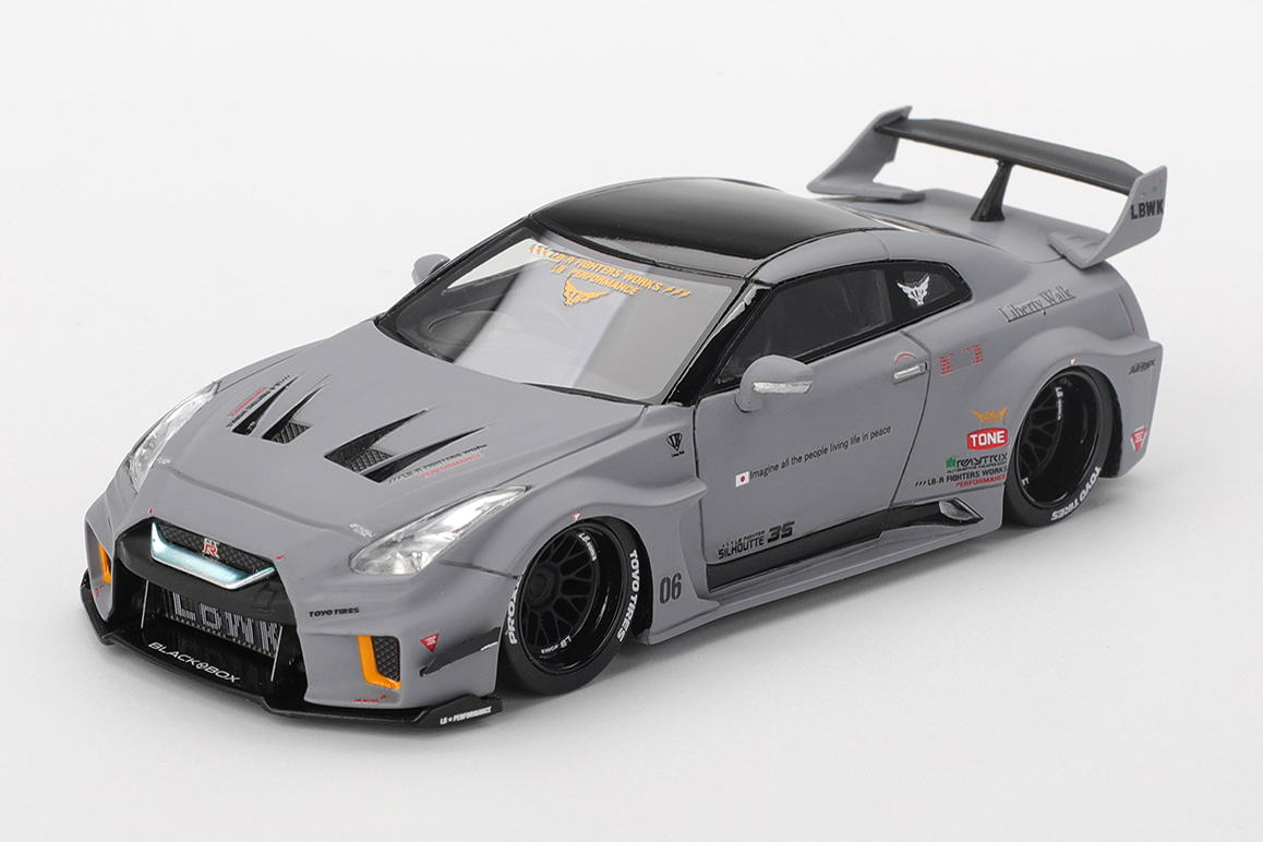 TSM MODEL 1/43 LB-Silhouette WORKS GT Nissan 35GT-RR バージョン1 マットグレー