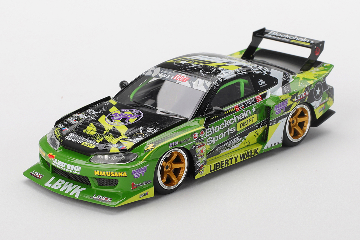 TSM MODEL 1/43 Nissan シルビア(S15) LB-Super Silhouette #555 V2 2024 Formula Drift Japan