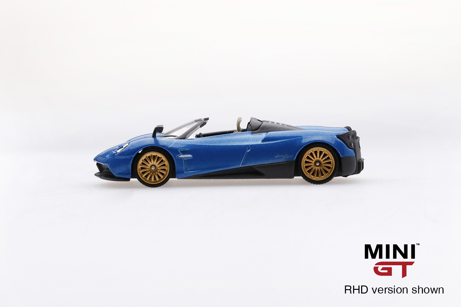 MINI GT 1/64 パガーニ ウアイラ ロードスター ブルーフランシア (右ハンドル）