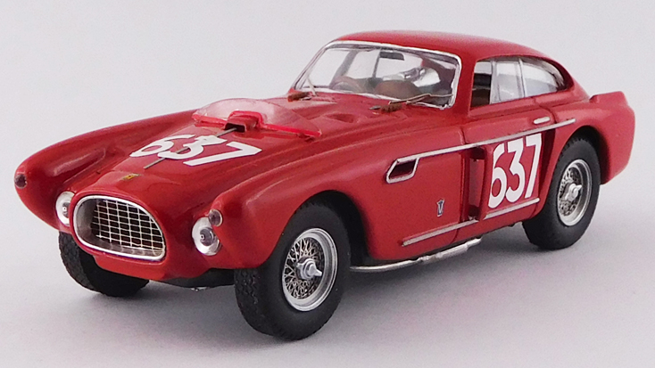 ART MODEL 1/43 フェラーリ 340 メキシコ ミッレミリア 1953 #637 Castellotti/Regosa シャーシNo.0224
