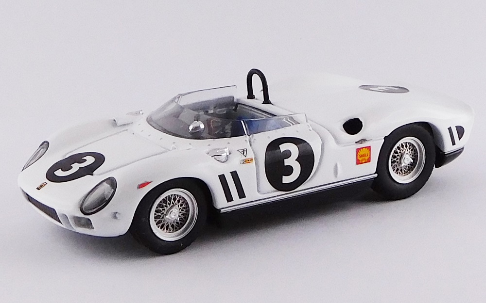 ART MODEL 1/43 フェラーリ 330 P カナダ モスポート GP 1964 #3 L,Scarfiotti シャーシNo.0818 RR:2nd