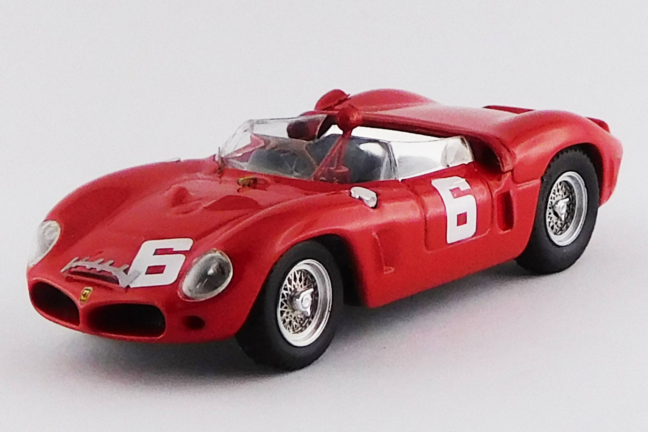 ART MODEL 1/43 フェラーリ 246 DINO SP ガーズトロフィー ブランズハッチ 1962 #6 M.Parkes シャーシNo.0790 優勝車