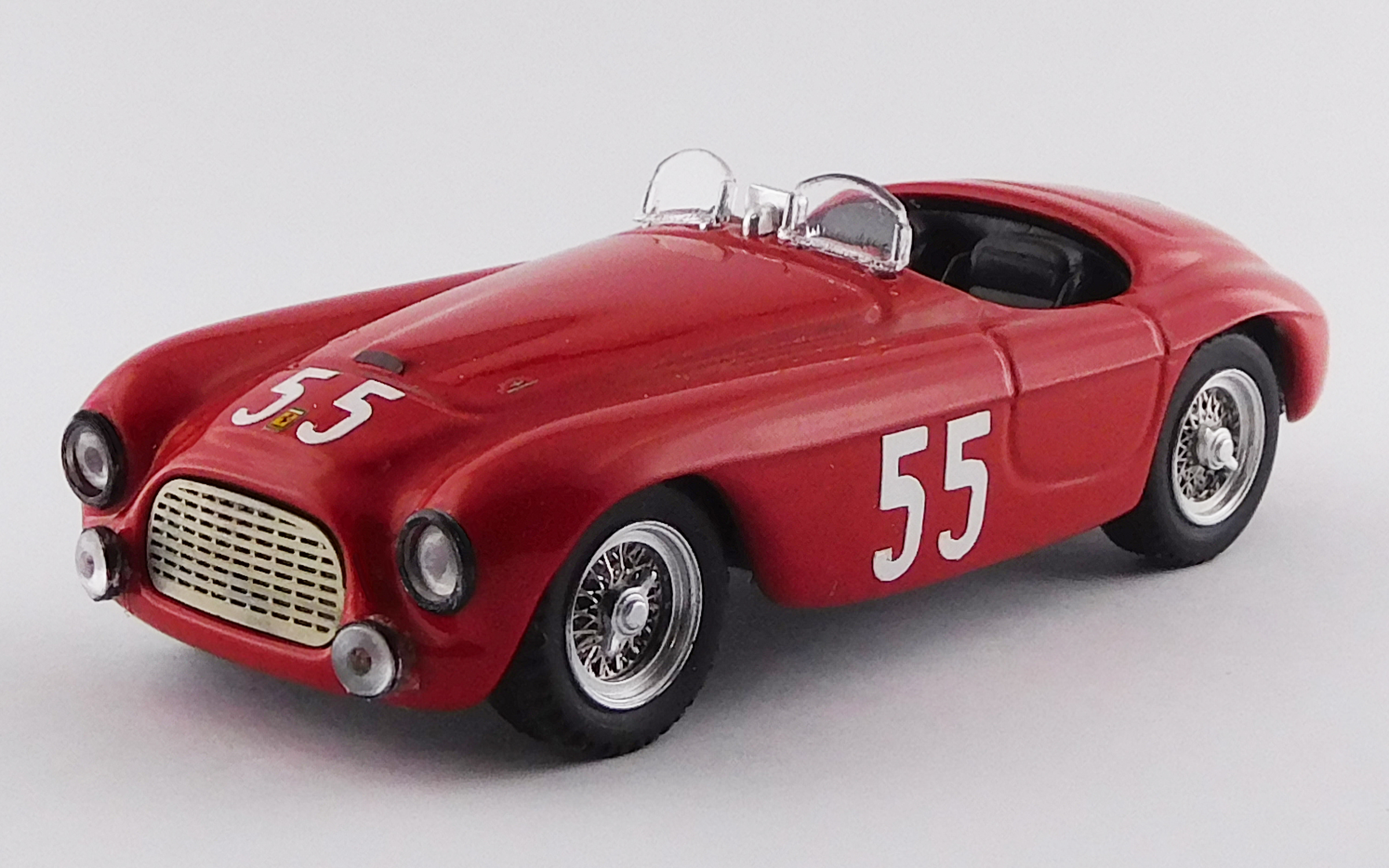 ART MODEL 1/43 フェラーリ 166 MM バルケッタ セブリング6時間 1950 #55 Kimberly/Lewis シャーシNo.0010 2位 S2.0優勝車