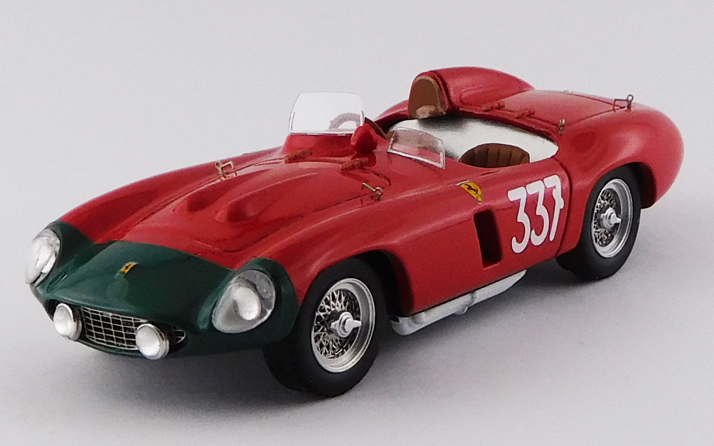ART MODEL 1/43 フェラーリ 857 S ジロ・ディ・シチリア 1956 #337 Collins/Klementasky シャーシNo.0584 優勝車