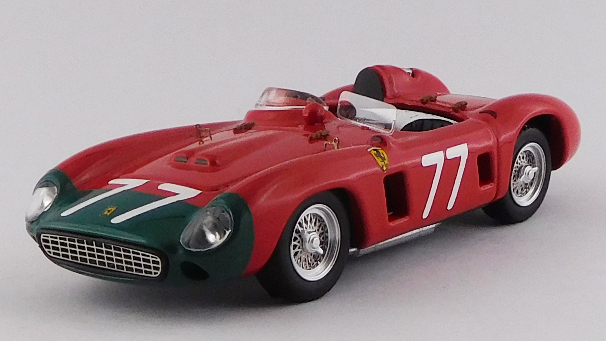 ART MODEL 1/43 フェラーリ 860 モンツァ ドロミテゴールドカップレース 1956 #77 Gendebien/Washer シャーシNo.0628