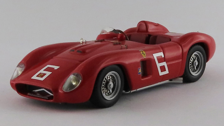 ART MODEL 1/43 フェラーリ 500 TR スマート・フィールド 予選 1956 #6 Ed Lunken シャーシNo.0612