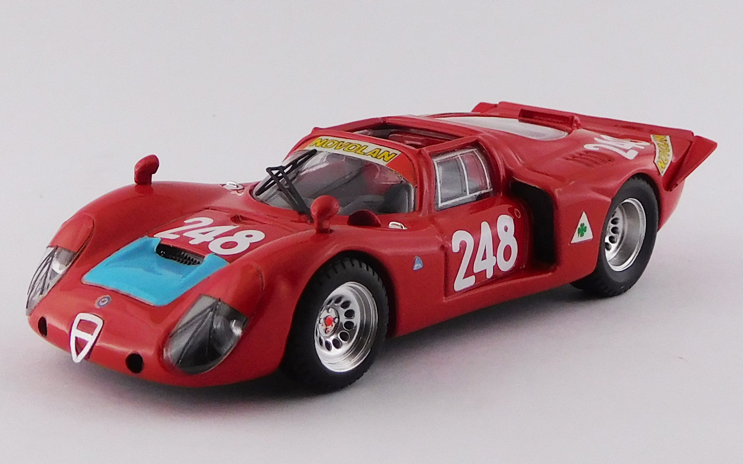 BEST MODEL 1/43 アルファロメオ 33.2 タルガフローリオ 1969 #248 Pinto/Alberti