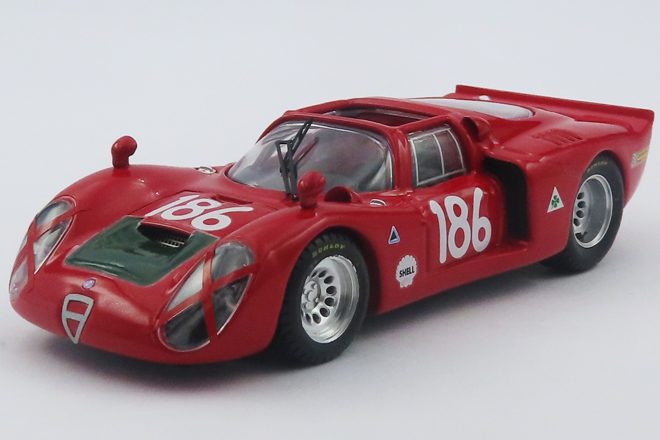 BEST MODEL 1/43 アルファロメオ 33.2 タルガフローリオ 1968 #186 Ignazio Giunti / Nanni Galli