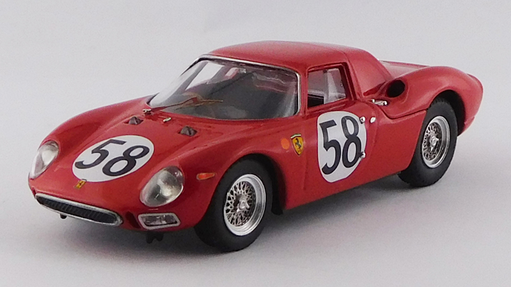 BEST MODEL 1/43 フェラーリ 250 LM ル・マン24時間 1964 #58 J.Rindt/D.Piper N.A.R.T.