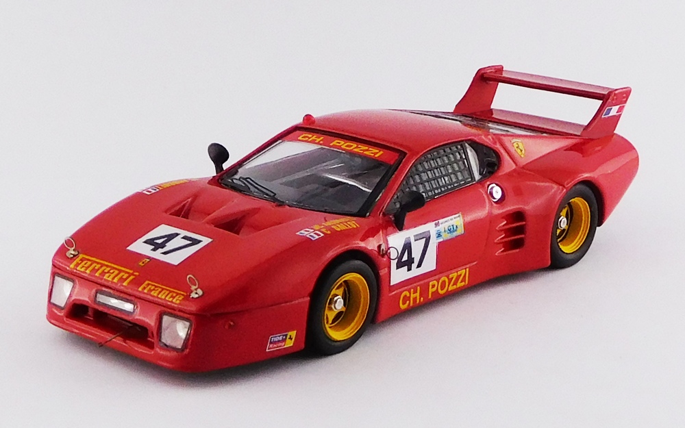 BEST MODEL 1/43 フェラーリ 512BB LM ル・マン24時間 1981 #47 Andruet/Ballot-Lena GTX クラス 優勝車