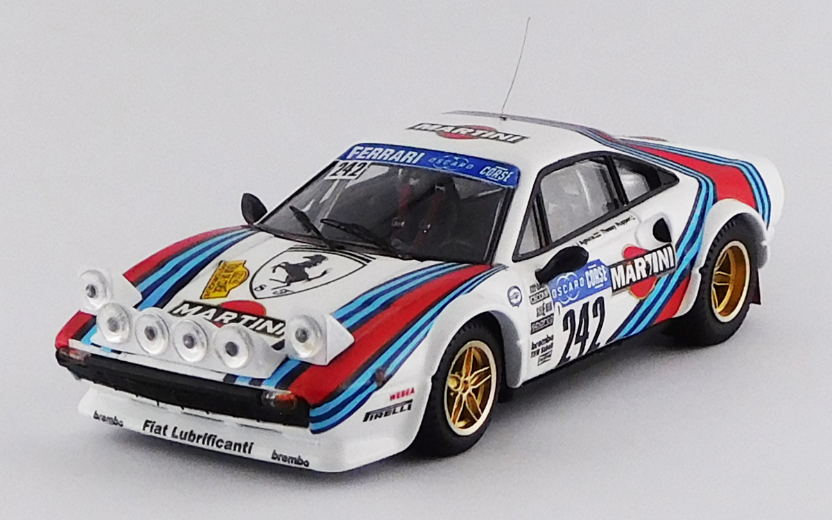 BEST MODEL 1/43 フェラーリ 308 GTB Gr.4 第14回 ツール・ド・コルス ヒストリック 2014 #242 Aghina/Ruppert