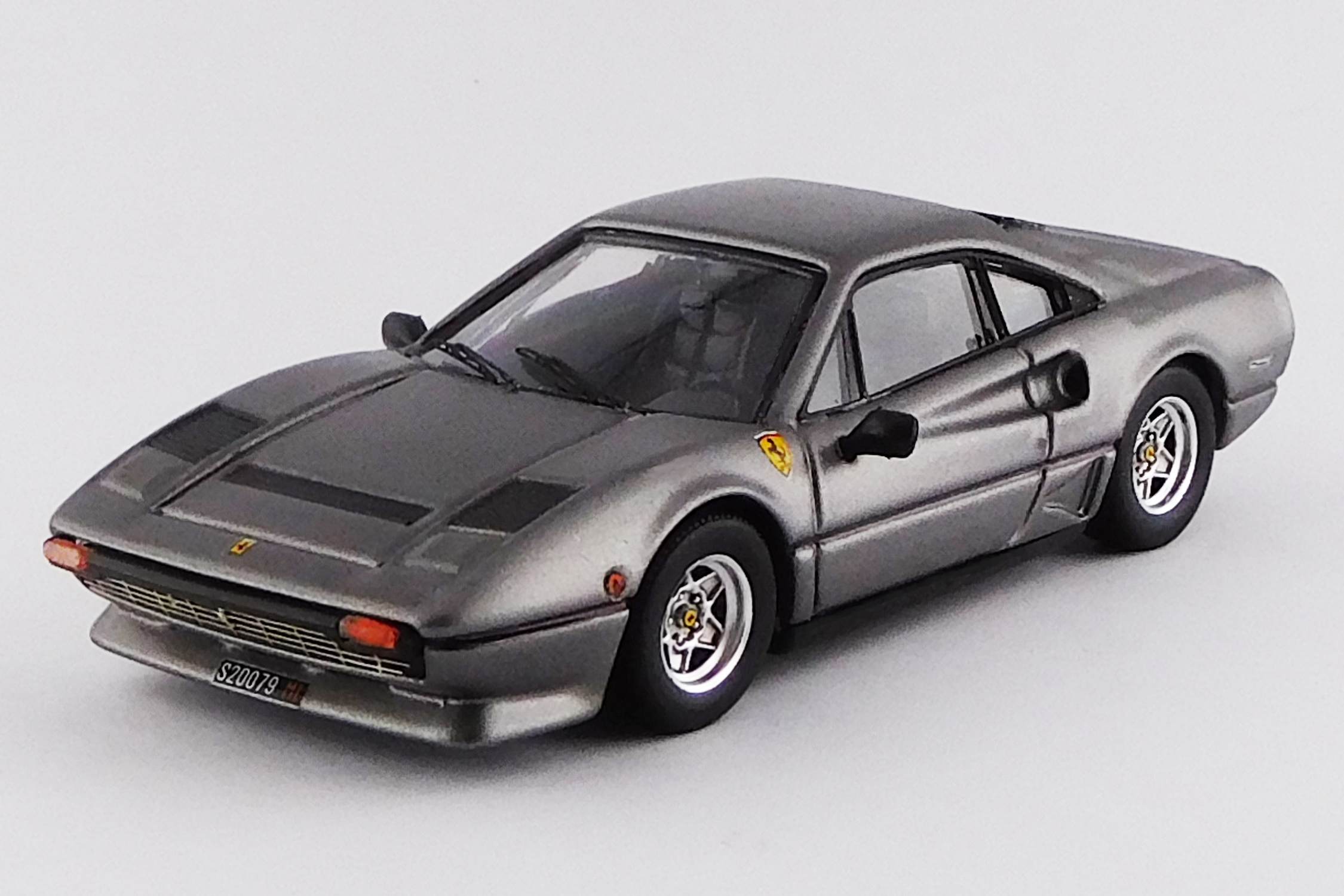 BEST MODEL 1/43 フェラーリ 208 GTB TURBO 1980 メタリックグレー