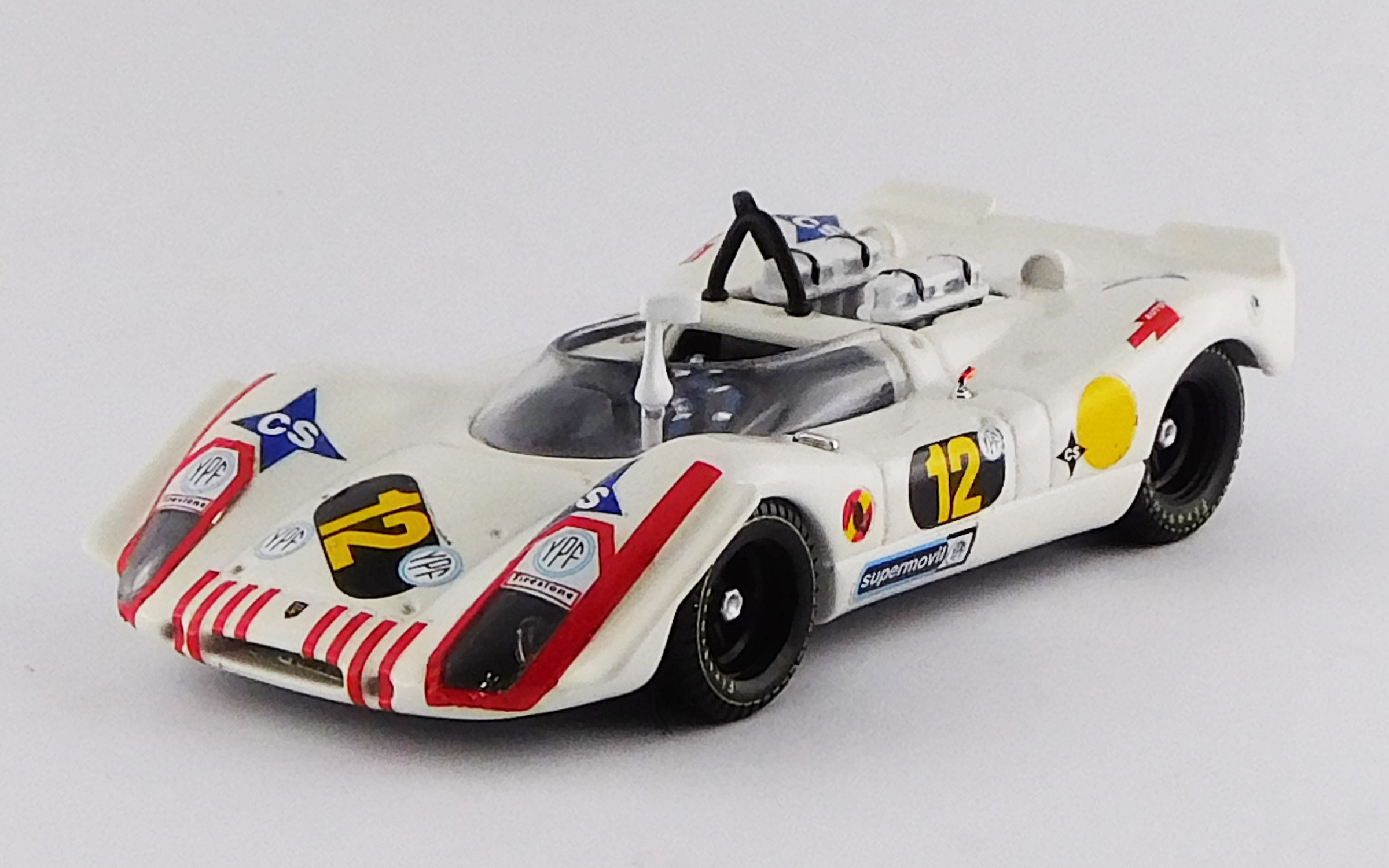 BEST MODEL 1/43 ポルシェ 908/02 1000km ブエノスアイレス 1970 #12 Soler-Roig / Rindt R.R.2nd