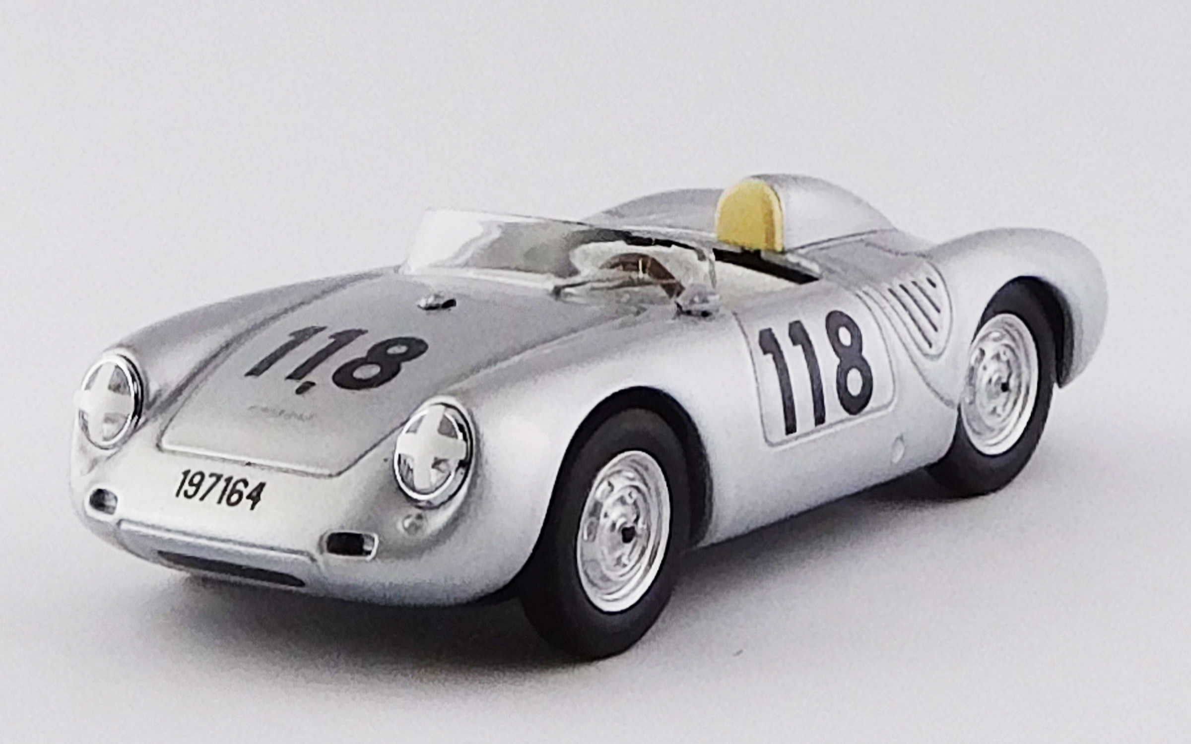 BEST MODEL 1/43 ポルシェ 550 RS タルガ フローリオ 1959 #118 Mahle / Str&auml;hle / Linge R.R.2nd