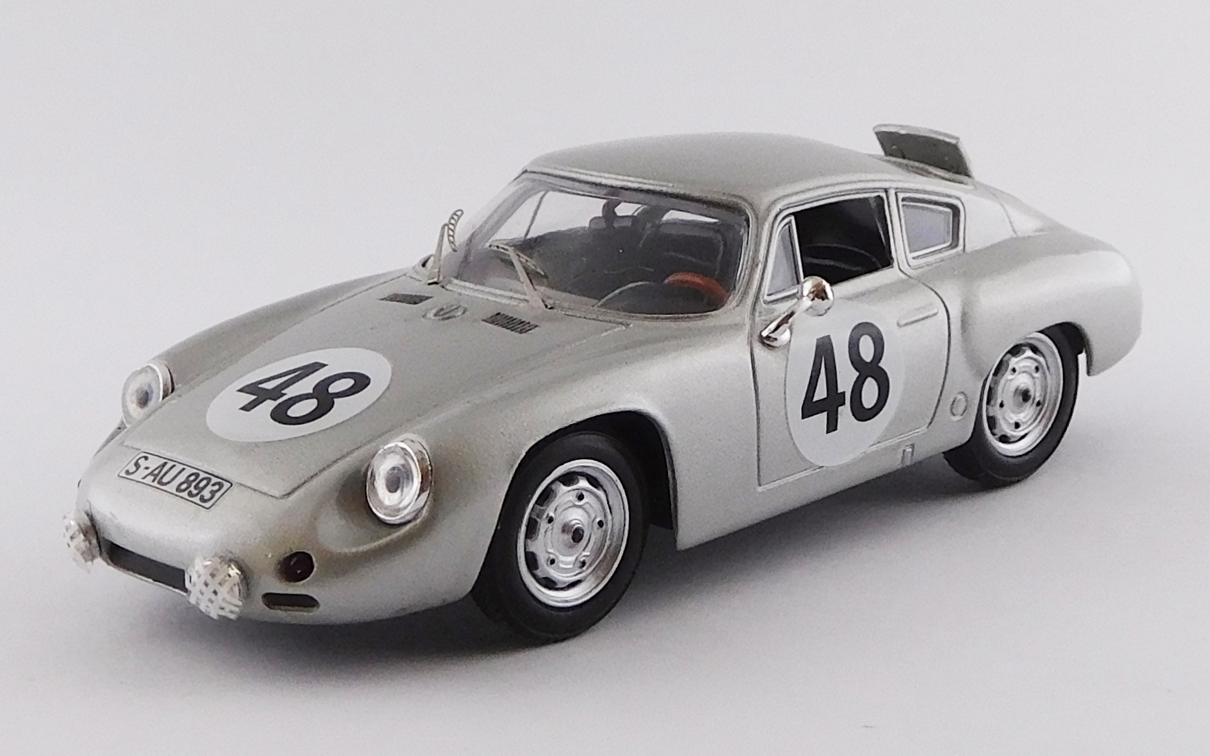 BEST MODEL 1/43 ポルシェ カレラ アバルト セブリング12時間 1962 #48 Gurney/Holbert 7位/GT1.6クラス優勝車