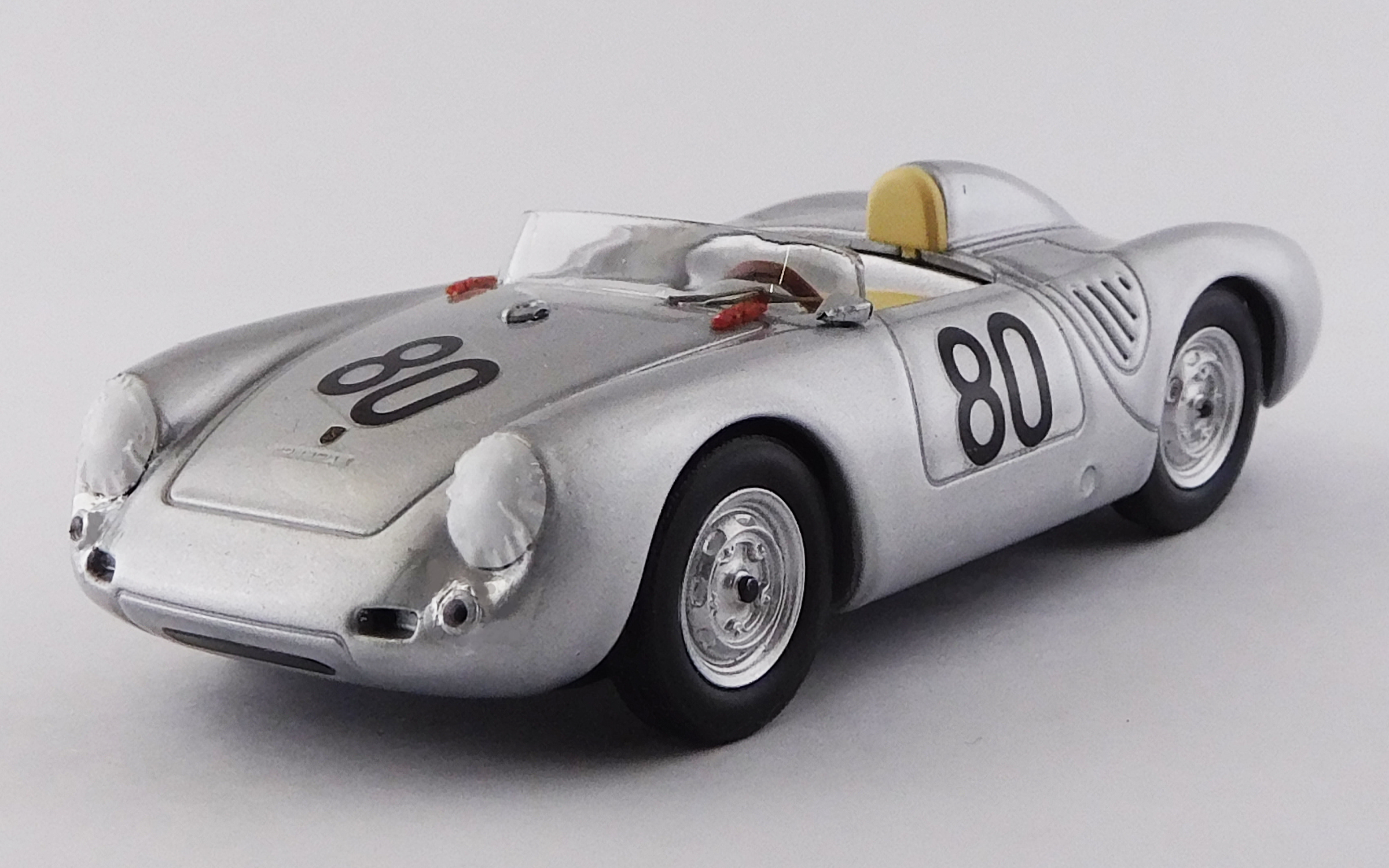 BEST MODEL 1/43 ポルシェ 550 RS タルガフローリオ 1958 #80 Scarlatti/Barth