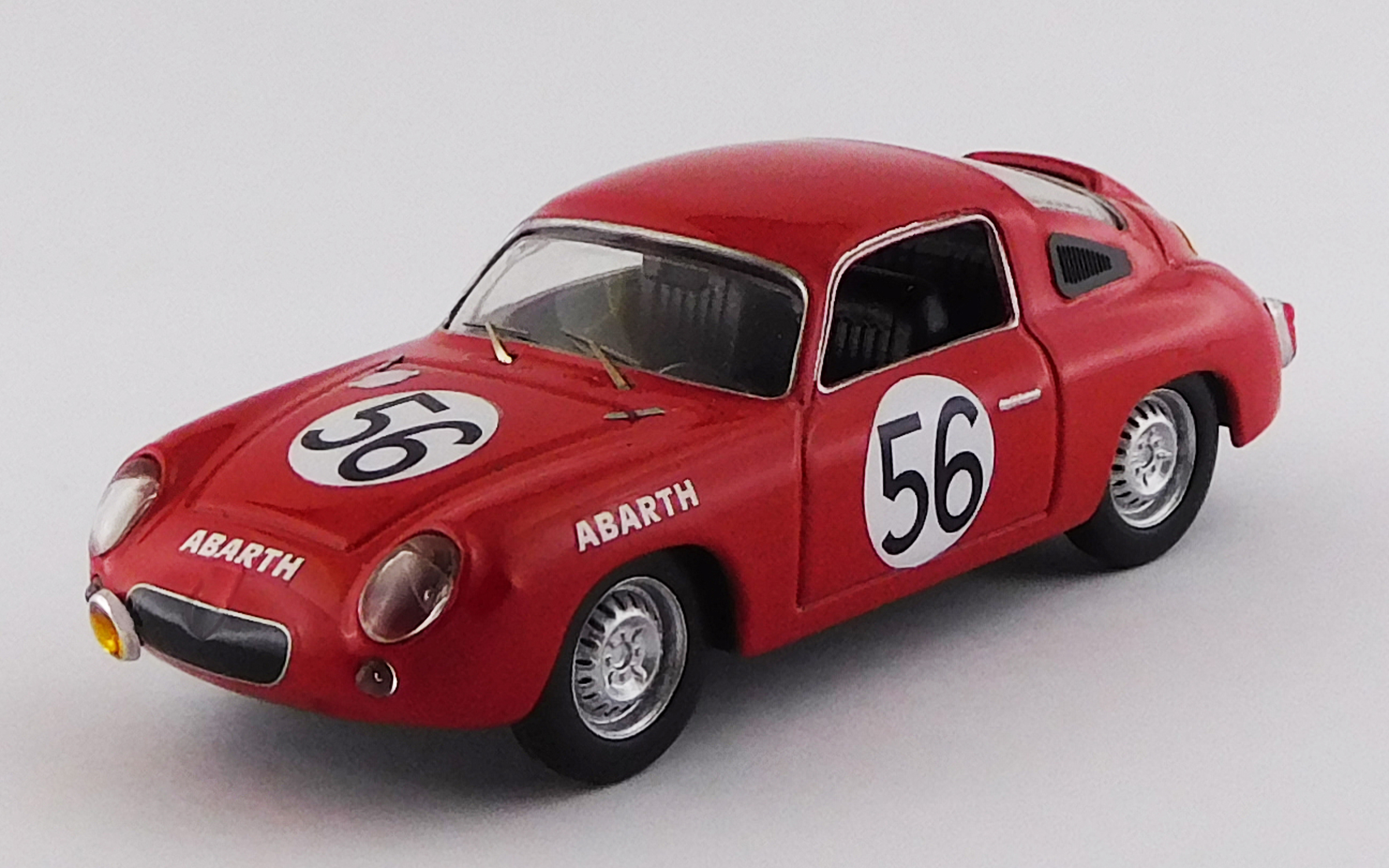 BEST MODEL 1/43 フィアット アバルト 700S ル・マン24時間 1961 #56 Bassi/Rigamonti