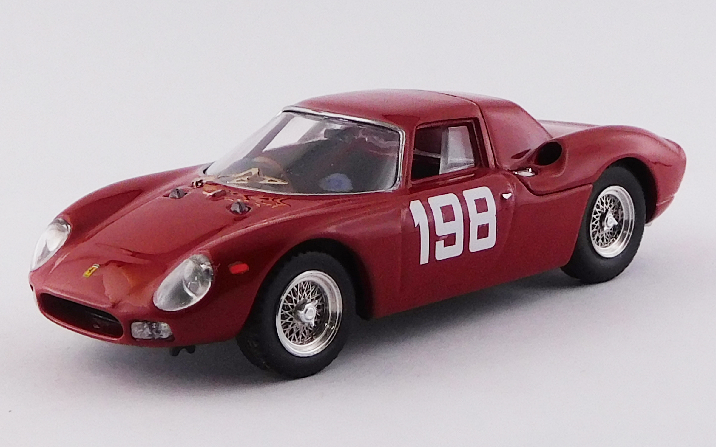 BEST MODEL 1/43 フェラーリ 250 LM F.I.S.A.カップ/モンツァ 1966 #198 E.Lualdi 優勝車
