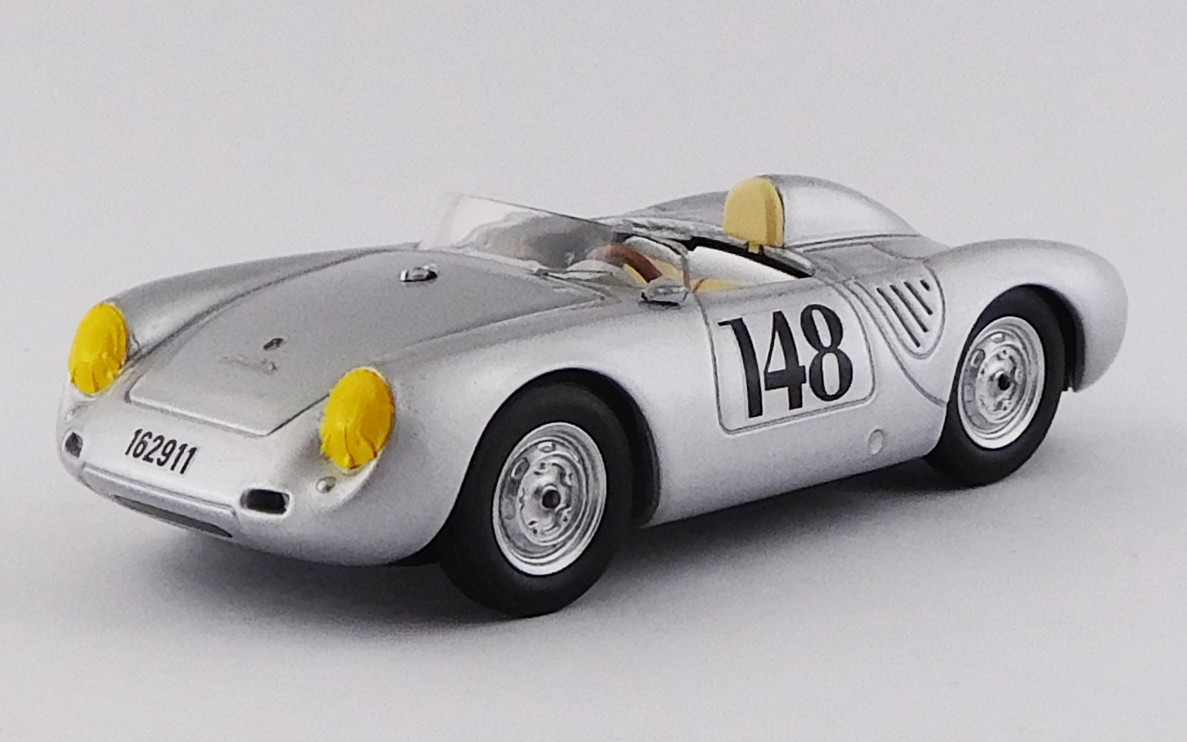 BEST MODEL 1/43 ポルシェ 550 RS アオスタ-グラン・サン・ベルナルド 1957 #148 Wolfgang von Trips
