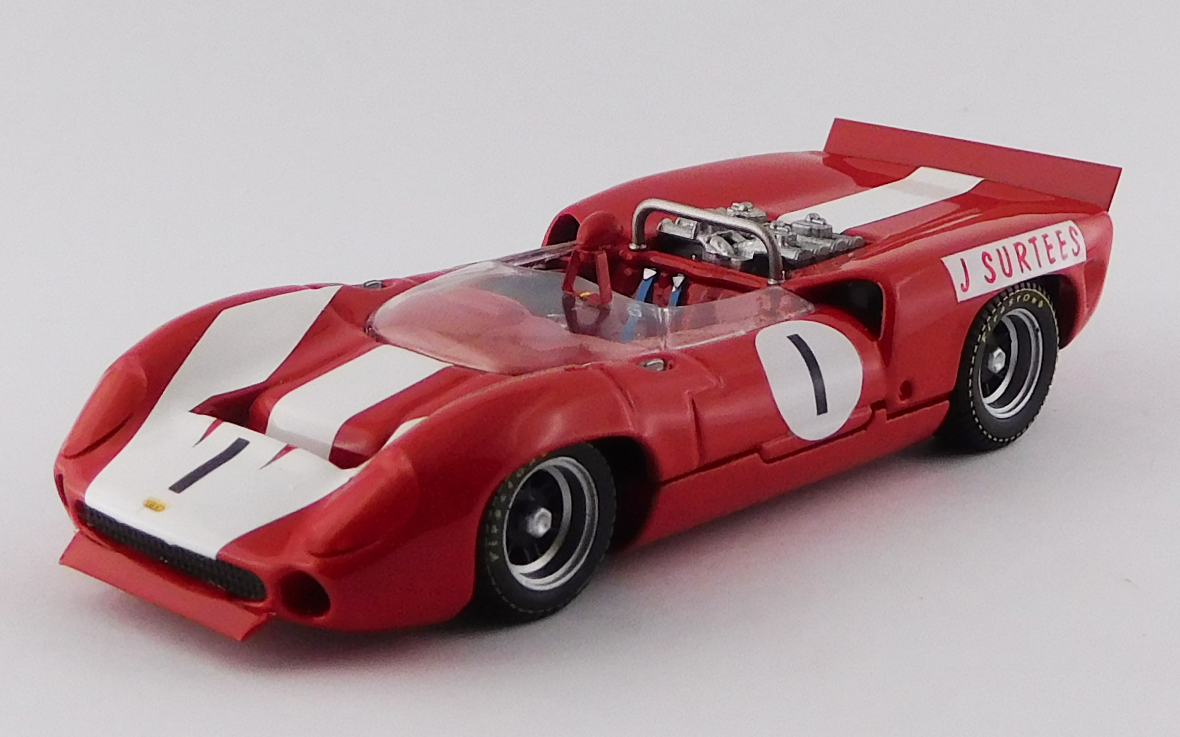 BEST MODEL (ベストモデル) 1/43 ローラ T70 Mk.2 スパイダー ガーズトロフィー ブランズハッチ 1966 #1 John Surtees 優勝車