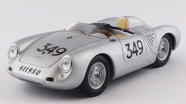 BEST MODEL 1/43 ポルシェ 550A / 1500 RS ミッレミリア 1957 #349 Umberto Maglioli