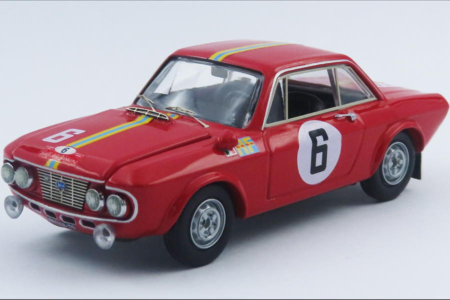 BEST MODEL 1/43 ランチア フルビア クーペ 1.3 HF ラリー・サンレモ 1969 #6 Källström/Häggbom 優勝車