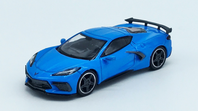 1/64 シボレー コルベット スティングレイ 2020 ラピッドブルー