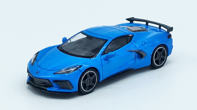 1/64 シボレー コルベット スティングレイ 2020 ラピッドブルー