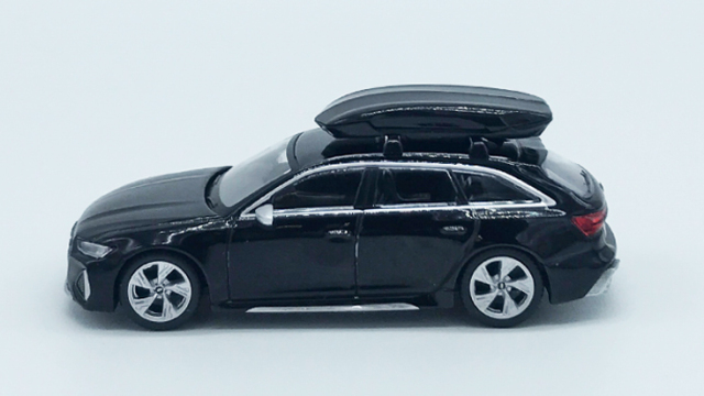 MINI GT 1/64 アウディ RS 6 アバント ミトスブラックメタリック w