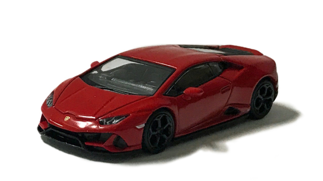 MINI GT 1/64 ランボルギーニ ウラカン EVO ロッソマーズ(右ハンドル）