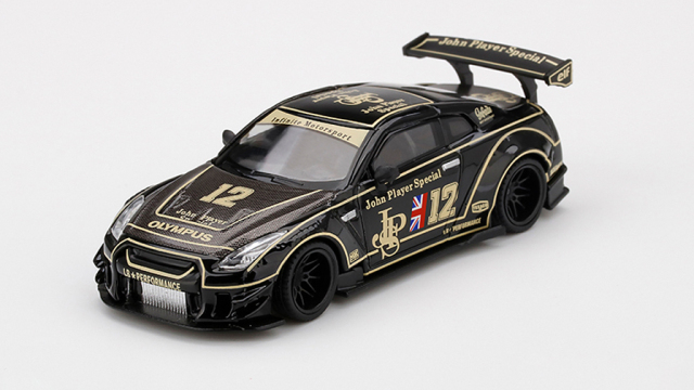 MINI GT 1/64 LB☆WORKS Nissan GT-R R35 タイプ2 リアウイング