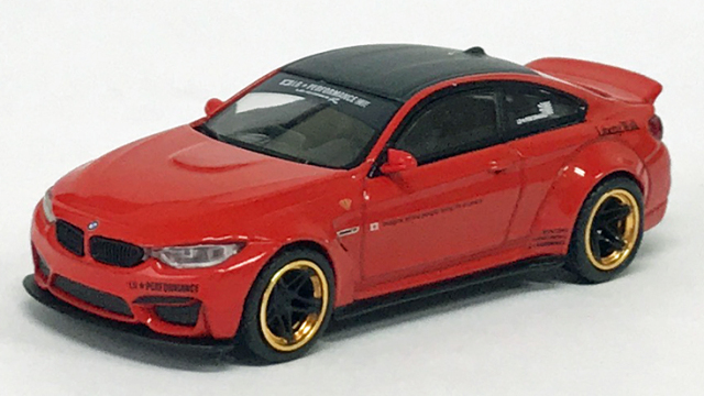 MINI GT 1/64 LB★WORKS BMW M4 レッド(左ハンドル)