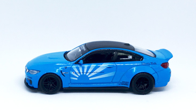 minigt LB★WORK BMW M4 ベイビーブルー 192 1/64 TSM Mini GT BMW M4 LB Works Diecast Model Car Baby Blue