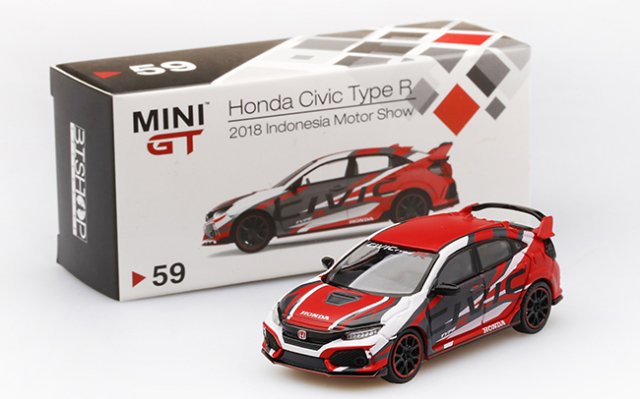 MINI GT 1/64 Honda シビック Type R 2018 インドネシア モーターショー インドネシア限定