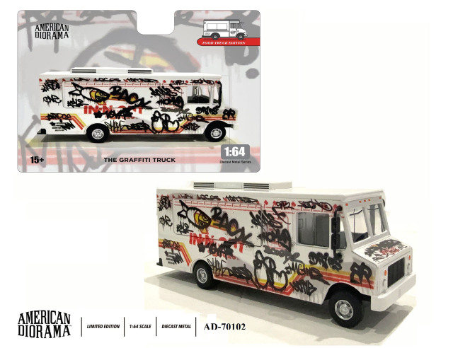 American Diorama 1/64 フードトラック Graffiti Style - サンリッチ