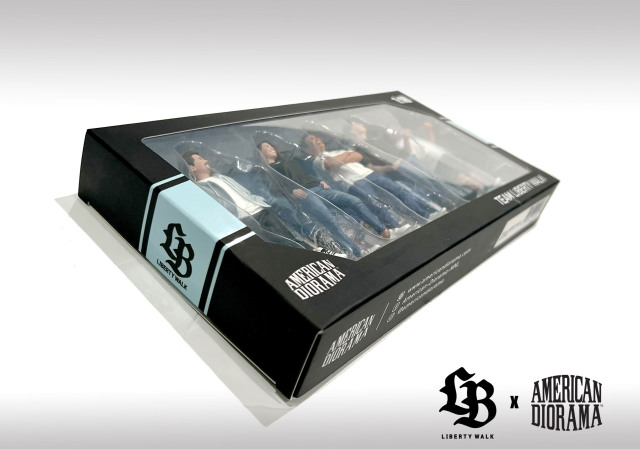 American Diorama 1/18 フィギュア チームリバティーウォーク 5個