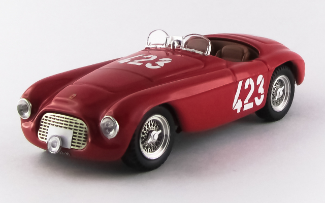 ART MODEL 1/43 フェラーリ 166 MM バルケッタ 1952 シチリアレース #423　P. Marzotto/Marini シャーシNo.0034 優勝