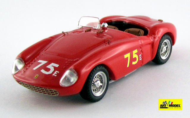 ART MODEL 1/43　フェラーリ　500　モンディアル　サンタバーバラ　[S+1.5]レース　1955　Bill Pringle　#75 R.R. 1st EM シャーシNo.0438 *レジン製