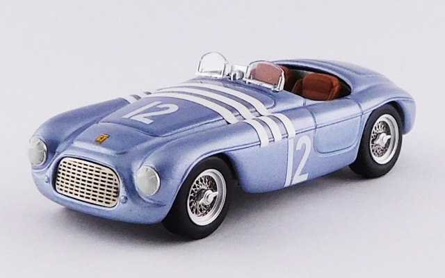 ART MODEL 1/43 フェラーリ 166 MM バルケッタ スウェーデンGP（ヘルシンキ） 1952 #12 V.Stener シャーシNo.0014 優勝車