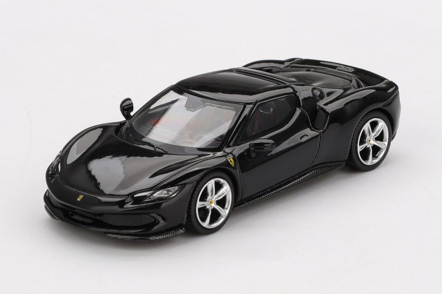 BBR 1/64 フェラーリ 296 GTB ネロ デイトナ - サンリッチジャパン