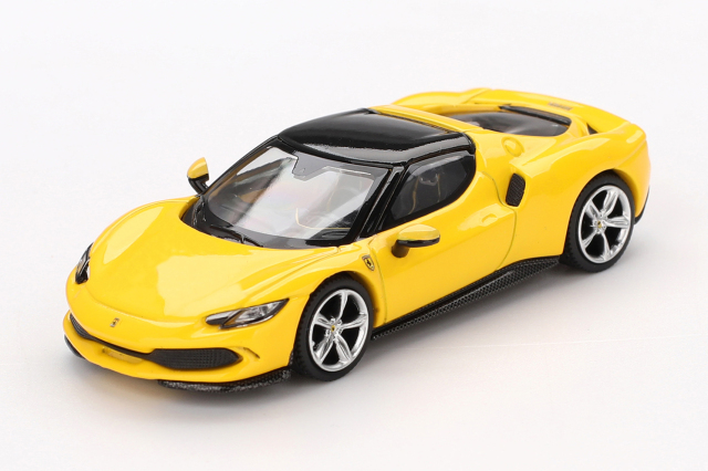 BBR 1/64 フェラーリ 296 GTB Giallo Modena（イエロー） - サンリッチ