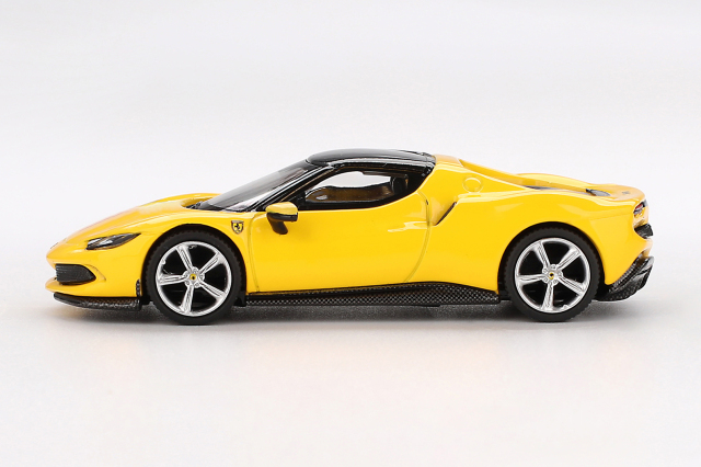 BBR 1/64 フェラーリ 296 GTB Giallo Modena（イエロー） - サンリッチ