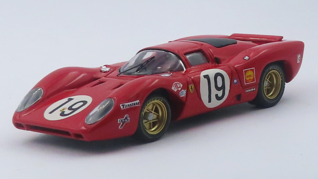 BEST MODEL 1/43 フェラーリ 312P クーペ ル・マン24時間 1969 #19 Amon/Schetty