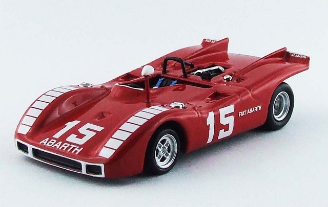 BEST MODEL 1/43 アバルト 2000 SP 1970　ニュルブルクリンク K. Ahrens Jr.  #15
